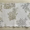 Bordbrikke Korall Grå/Beige 37x51cm