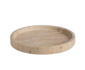 Travertine Tray 20x2,5cm Ax24152