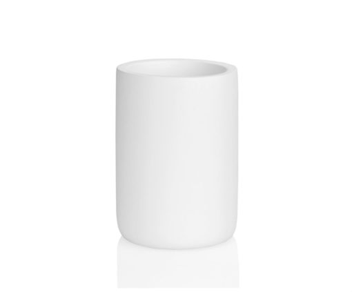 Matt White Poly Toothbrush Holder Ba18233