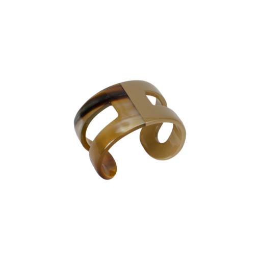 Bracelet Horn Cuff Nature/Army AC3909