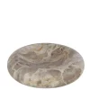 Bowl Round Low Marble Beige L 29xh7cm 43920