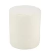 Pouf Cylinder Creme Wool 40xh50cm 41703