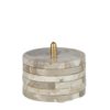 Marble Coasters Set/5 Beige 10x12cm 43915