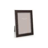 Chocolate Croc & Silver Frame 10x15cm Fr1304
