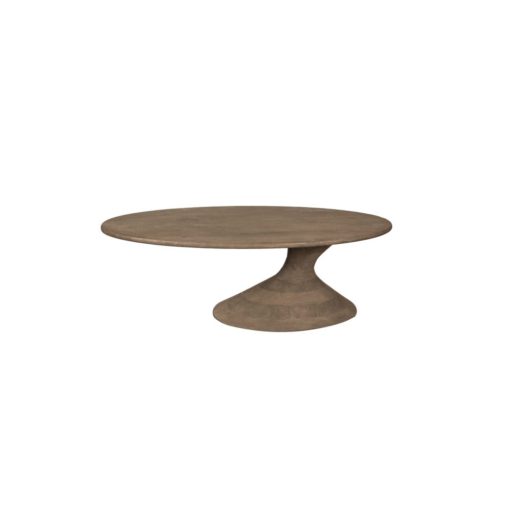 Nemo Grey Mango Wooden Coffe Table oval 150cm 721517