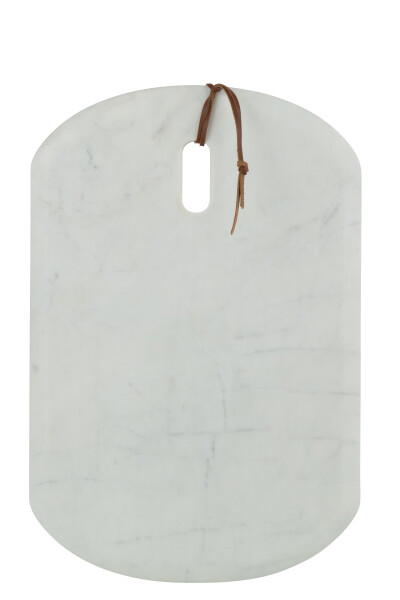 Plank Rect. Marble White 45x30x2cm 43913