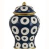 Jar With Lid Blue Corfu 21xh33cm 155-641