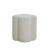Pouf Boucle Nalani Cream 38x38xh45cm  6869543