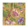 Napkin Gold Porcelain Blooms 17761l