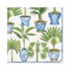 Napkin White Potted Palms 14400l