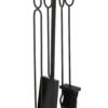 Fireplace Tools Metal Black 23x13xh61cm 46029