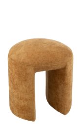 Stool Round Ochre 42xh44cm 49454