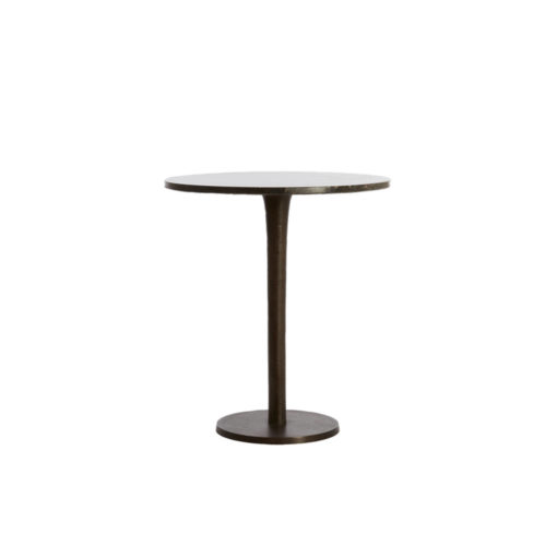 Side Table Pazo Brown Marble / Dark brown 48xh53cm 6794083