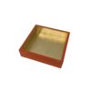 Napkin Holder CoraL w/gold Hl16