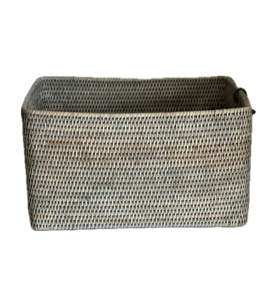 Storage Basket Greywashed L 43x31xh23,5cm GG 955