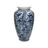 Vase Blue & White 18x18xh36cm Xet-8012