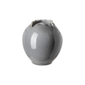 Vase Porcelaine Crackle Grey L 14x14xh16cm 127056