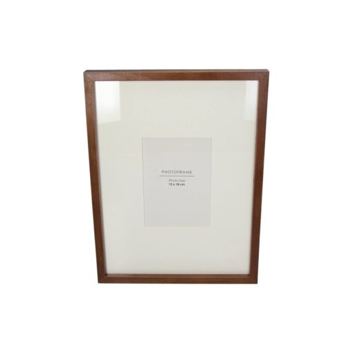 Frame Rubberwood Brown 13x18cm Kal-5481