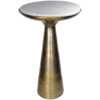 Table Marble Gold ø38xh63cm Kal-1246