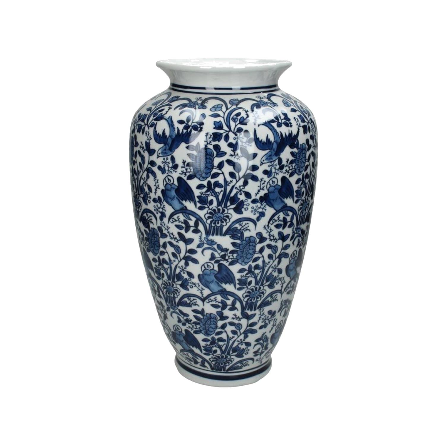 Vase Blue 18x18xh36cm Xet-8012