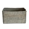 Storage Basket Greywashed 43x31xh23,5cm L GG 955