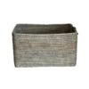 Storage Basket Greywashed M 37x27,5xh22cm Gg955