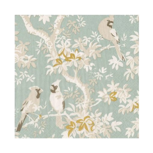 Napkin Celadon Scenic Songbird 18081l