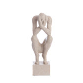 Sculpture Lovinac Taupe 19x16xh47cm 7496182