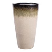 Ceramic Vase Bronze Pearl L 710297