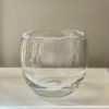 Vase Oval Clear h12cm Glv003