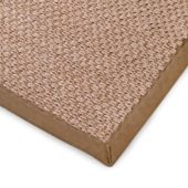 Sisalteppe 200x300cm Beige Med Kanting.