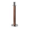 Candleholder Matador Dark Brown/Crome 11xh37,5cm 140253