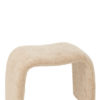 Stool N Shape Beige 61x37xh47cm 49447