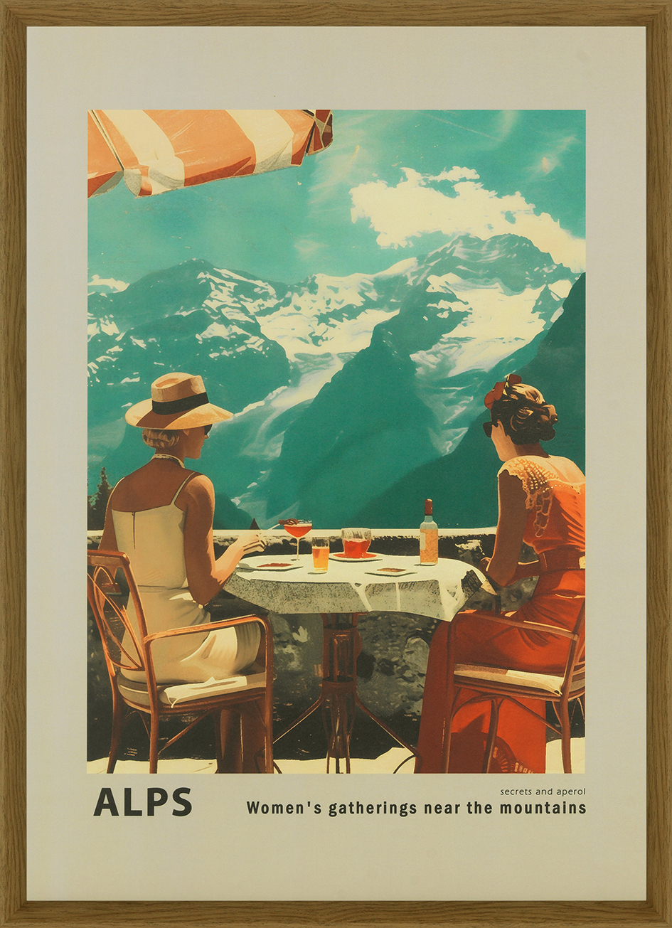 Girls Meeting Mountains Ar001