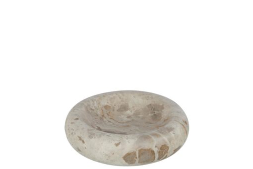 Bowl Round Marble Beige S 2xh6cm 43919