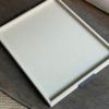 Giobagnara Deco Tray Laurel Grey Bronze Handles Large 57x44cm