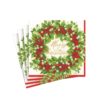 Napkin Holy Berry Wreath 17190c