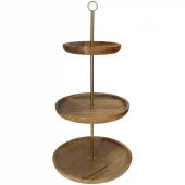 Etagere Mangon Wood Brown 30xh61cm Kal-3975
