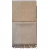 Blocks Throw Alpaca Camel/ Grey 60007