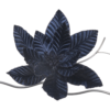 Sp 20706 Poinsetta On Clip Dark Blue 30cm