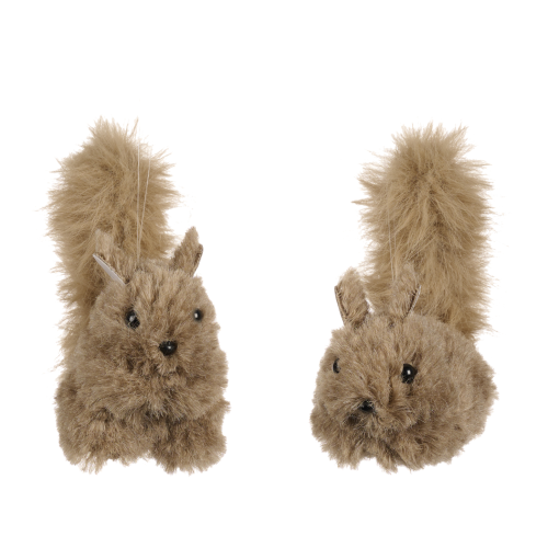 T 80061 Furry Squirrel Ass.2 Brown 12cm