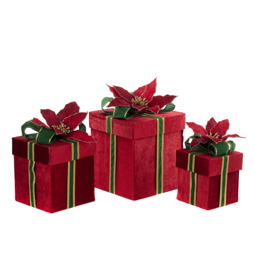 Br 40027 Velvet Gift Box Red Green M