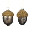 TC 15020 Glass Bead Acorn Ornament