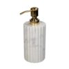 Soap Dispenser Marble White 8x8xh19cm Kal-4137