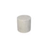 Cotten Jar Marble White 10c10c10cm Kal-4139