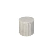 Cotten Jar Marble White 10c10c10cm Kal-4139