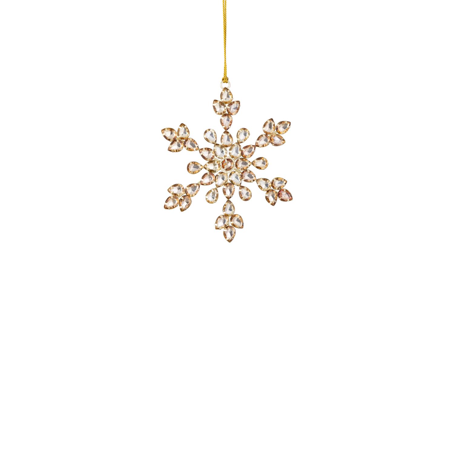 Snowflake Ornament Gold 721940