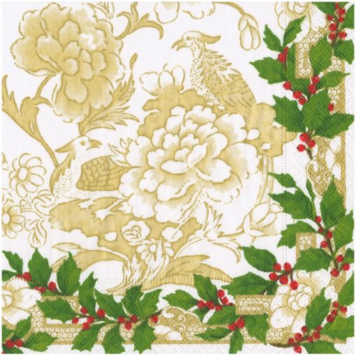 Napkin Ivy Gold 18090d