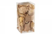 Box Dried Nuts Brown 10x10x20cm 32996