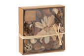 Potpourri Flowers/Nuts Brown 32997